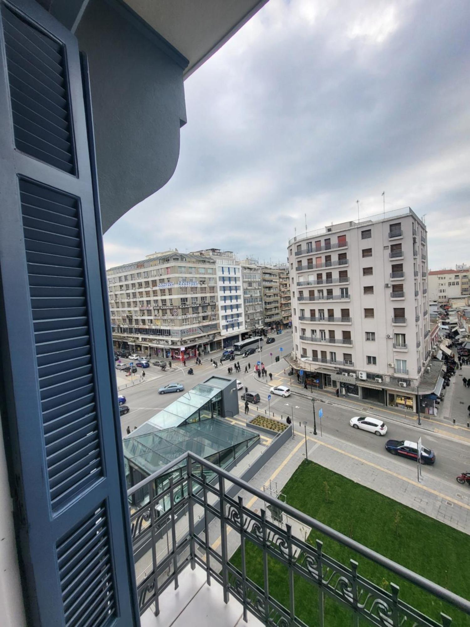 # Alegra Apartment , 10Mtrs From Venizelou Metro Station Saloniki Zewnętrze zdjęcie